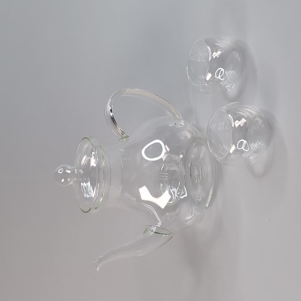 New Asiatica Glass Teapot and teacups